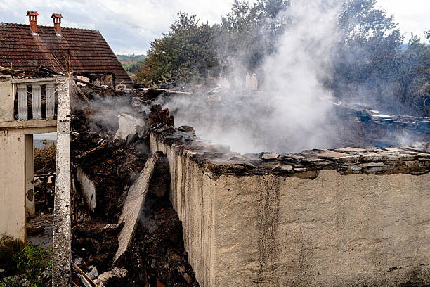Professional Fire Damage Repair technician working in Gloucester City, NJ
